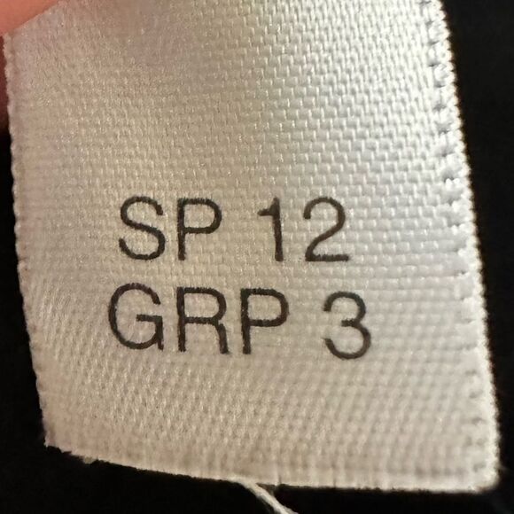 St. John’s Women’s Cut Black Cotton Shark Hem Midi High Waisted Skirt Size 10 - Picture 8 of 8